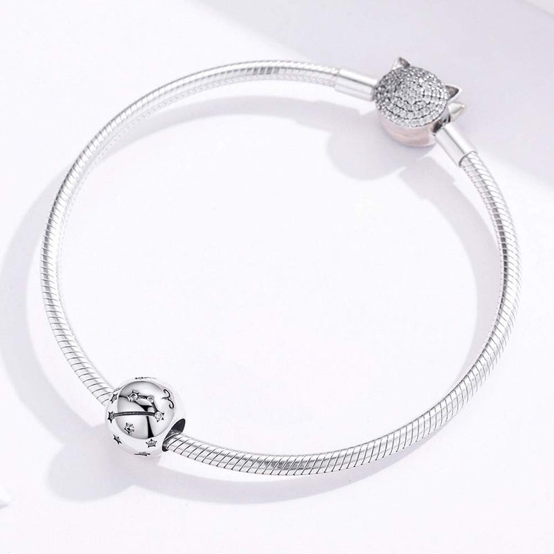 LAMOONY Constellation Charm 925 Sterling Silver Aries Charm Birthday Charm Anniversary Charm Love Charm Faith Charm for Pandora Charm Bracelet (Aries(3.21-4.19)) - Image 5